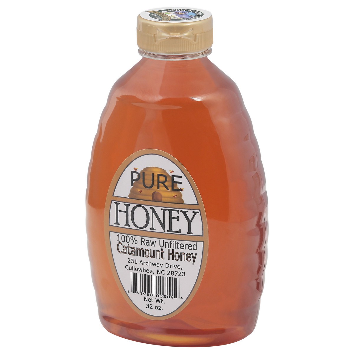 slide 9 of 9, Pure Catamount Honey 32 oz, 32 oz