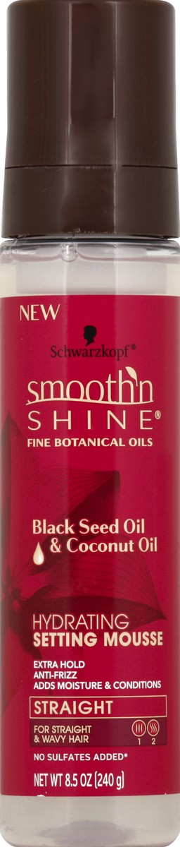 slide 1 of 8, Smooth 'n Shine Setting Mousse 8.5 oz, 8.5 oz