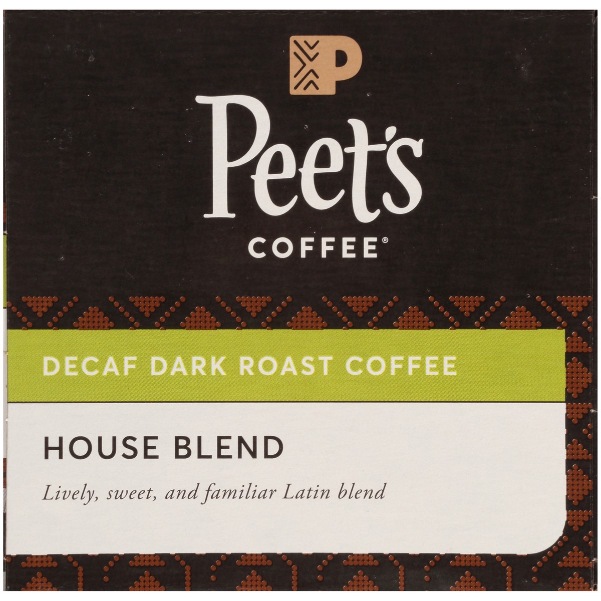 slide 4 of 9, Peet's Coffee House Blend Decaf Dark Roast Coffee K-Cup Pods - 4.6 oz, 4.6 oz