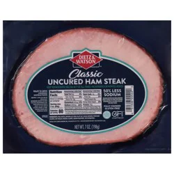 Dietz & Watson Classic Uncured Ham Steak 7 oz