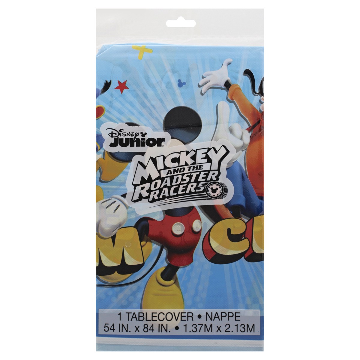 slide 3 of 11, Unique Mickey and the Roadster Racers Plastic Table Cover 1 ea, 1 ct
