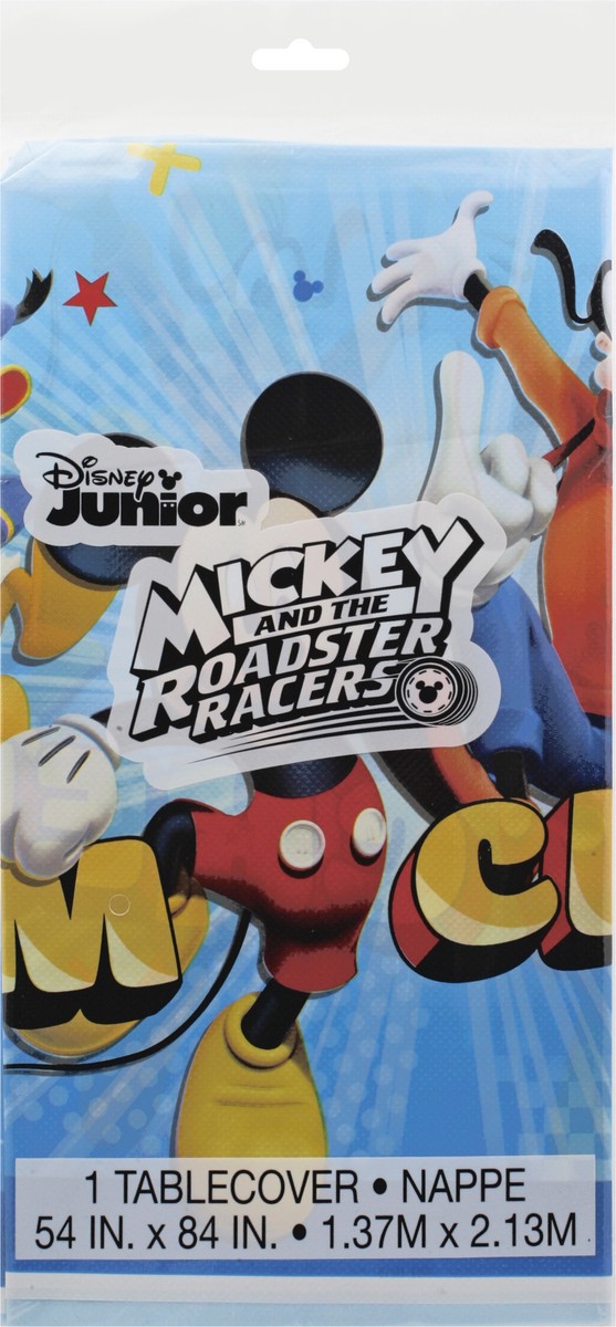 slide 4 of 11, Unique Mickey and the Roadster Racers Plastic Table Cover 1 ea, 1 ct