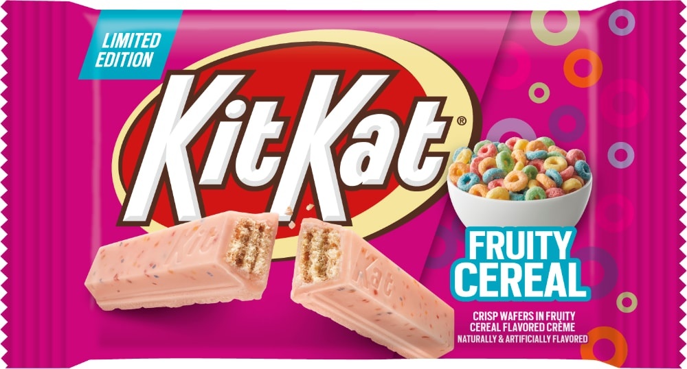 slide 1 of 1, KIT KAT Fruity Cereal Crisp Wafers, 1.5 oz