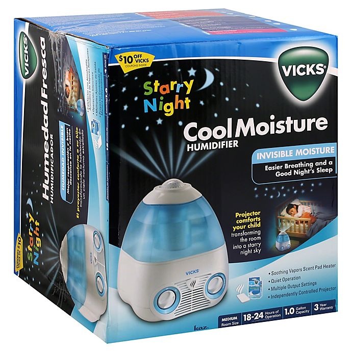 Vicks Starry Night Cool Moisture 1 Gallon Humidifier (Medium Room Size