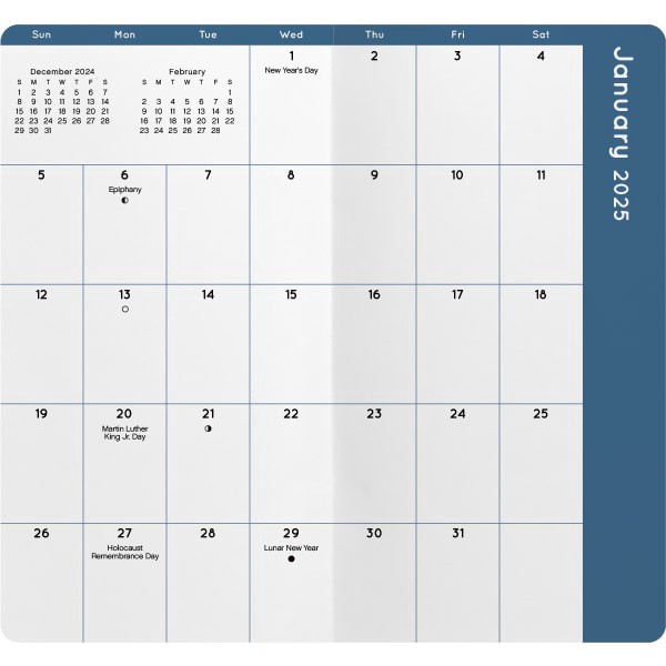 slide 6 of 8, 2025-2026 Dateworks Monthly Pocket Planner, 3-1/2"" X 6-1/2"", Kittens, January To December, 1 ct