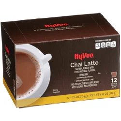 Hy-vee Chai Latte Drink Mix Single Serve Cups - 6.35 oz