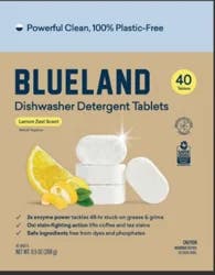 Blueland Dish Detergent 40 ct Lemon Zest