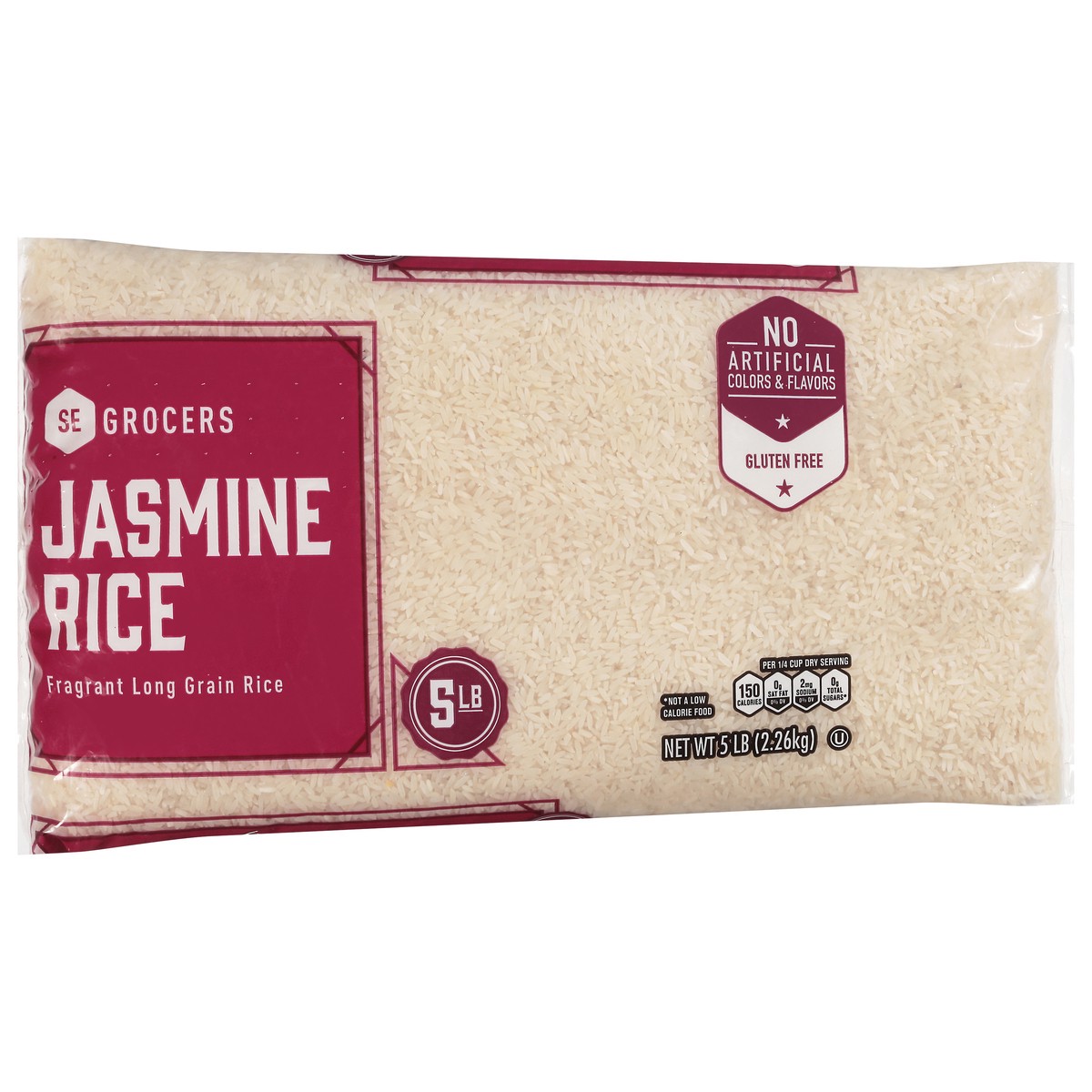 slide 7 of 13, Se Grocers Long Grain Jasmine Rice 5 Pounds, 5 lb