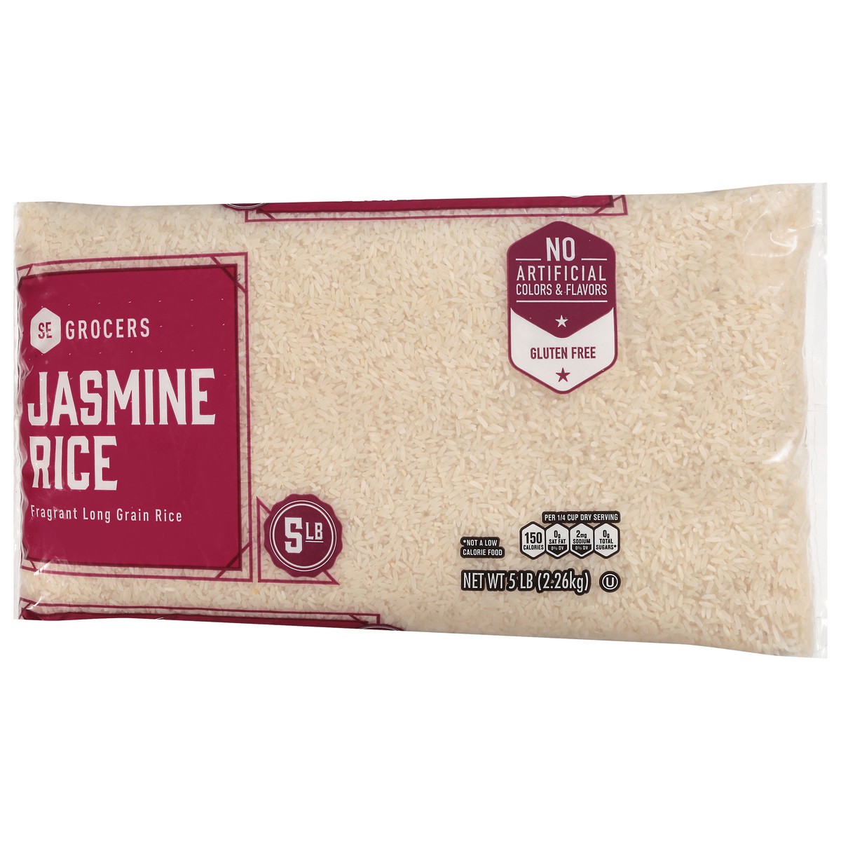 slide 9 of 13, Se Grocers Long Grain Jasmine Rice 5 Pounds, 5 lb