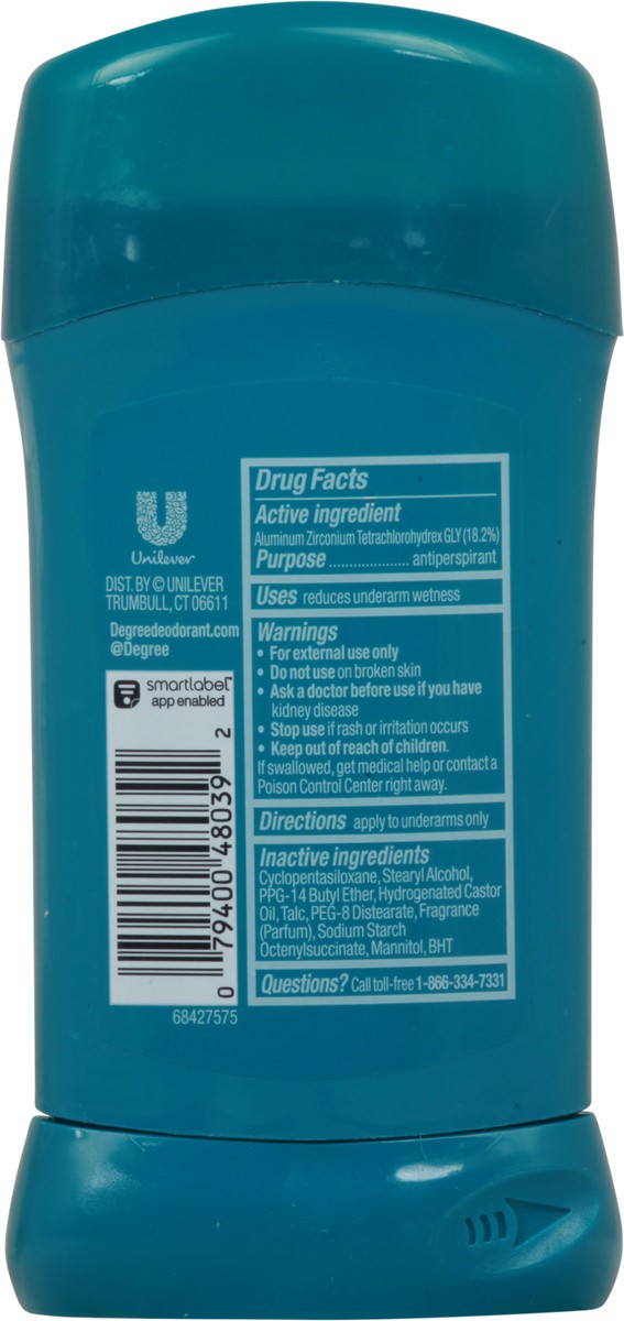 slide 9 of 9, Degree Wild Woods Antiperspirant Deodorant 27 oz Tube, 2.7 oz