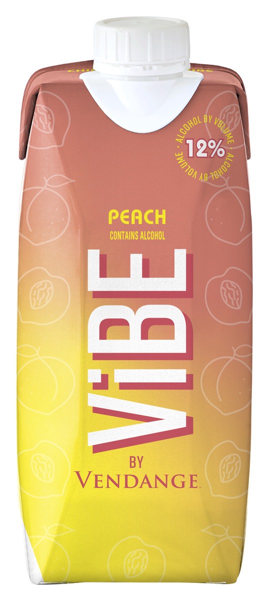 slide 2 of 4, ViBE Twisted Sips Peach Sweet Wine, 500 ml