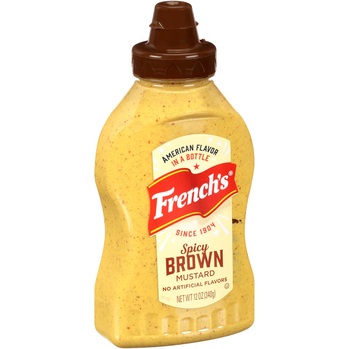 slide 2 of 9, French's Spicy Brown Mustard, 12 oz