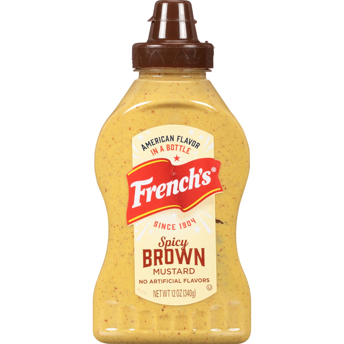 slide 6 of 9, French's Spicy Brown Mustard, 12 oz