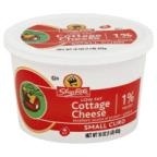 slide 1 of 1, ShopRite Low-Fat Small Curd Cottage Cheese, 16 oz