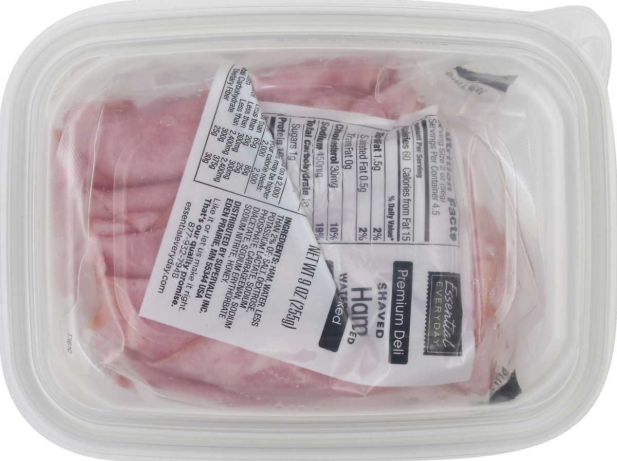 slide 6 of 6, Essential Everyday Smoked Ham Tub, 9 oz