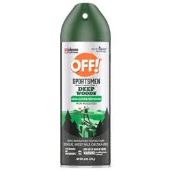 OFF! Sportsmen Deep Woods Insect Repellent 3, 30% DEET Mosquito Spray, 6 oz