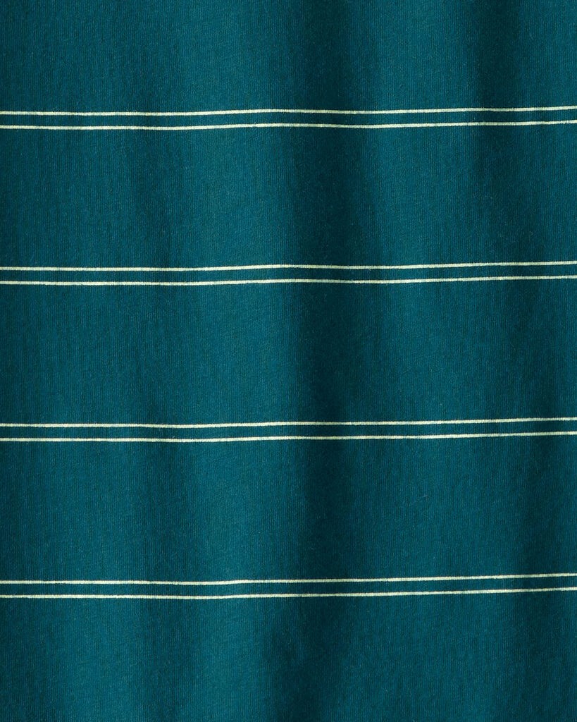 slide 2 of 2, Carter's Carters Boys Striped Long-Sleeve T-Shirt - Teal Teal S, 1 ct