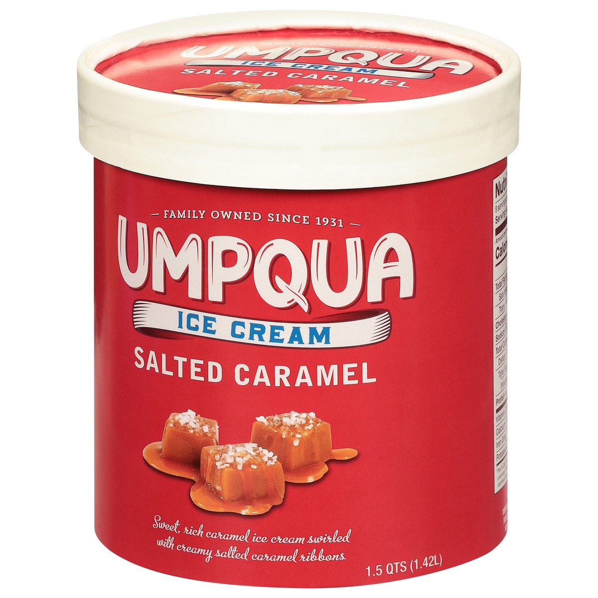 slide 3 of 9, Umpqua Salted Caramel Ice Cream 1.5 qt, 1.5 qt