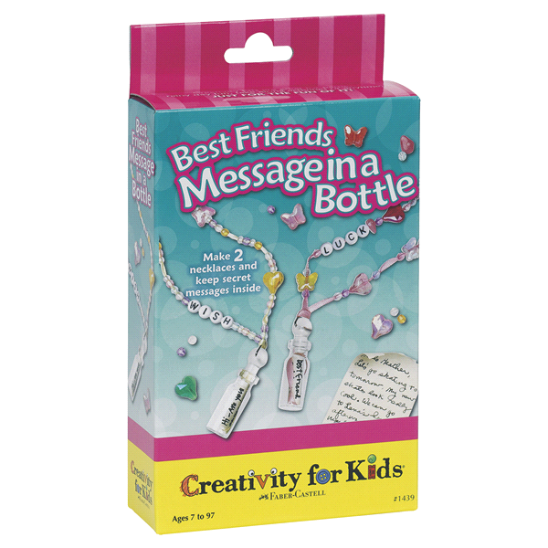 slide 1 of 1, Creativity for Kids Best Friends Message In A Bottle, 1 ct