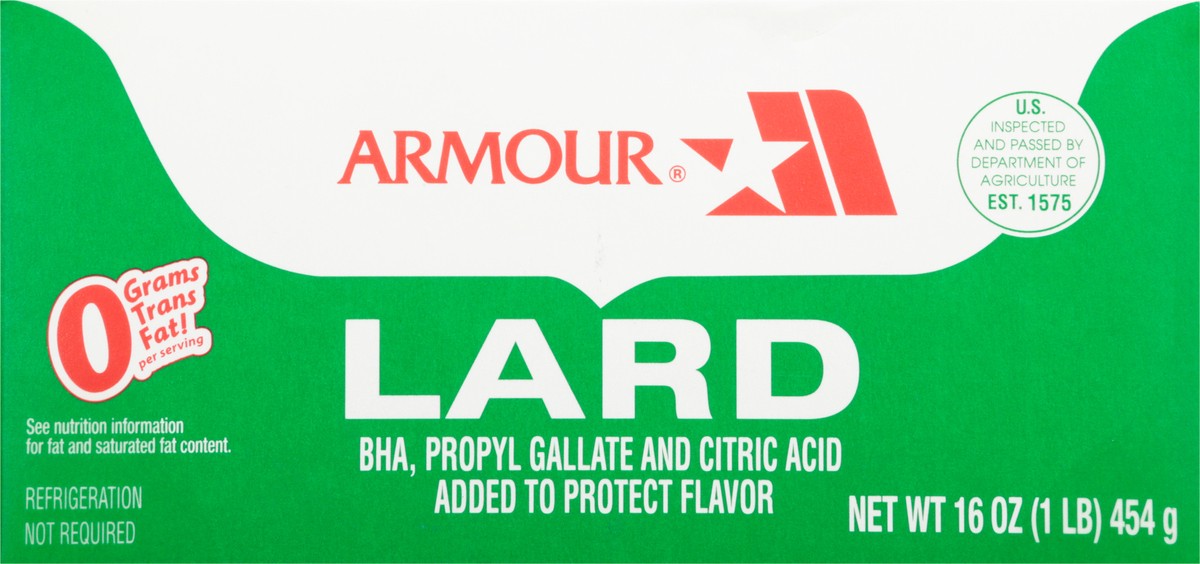 slide 1 of 14, Armour Lard Carton, 16 oz