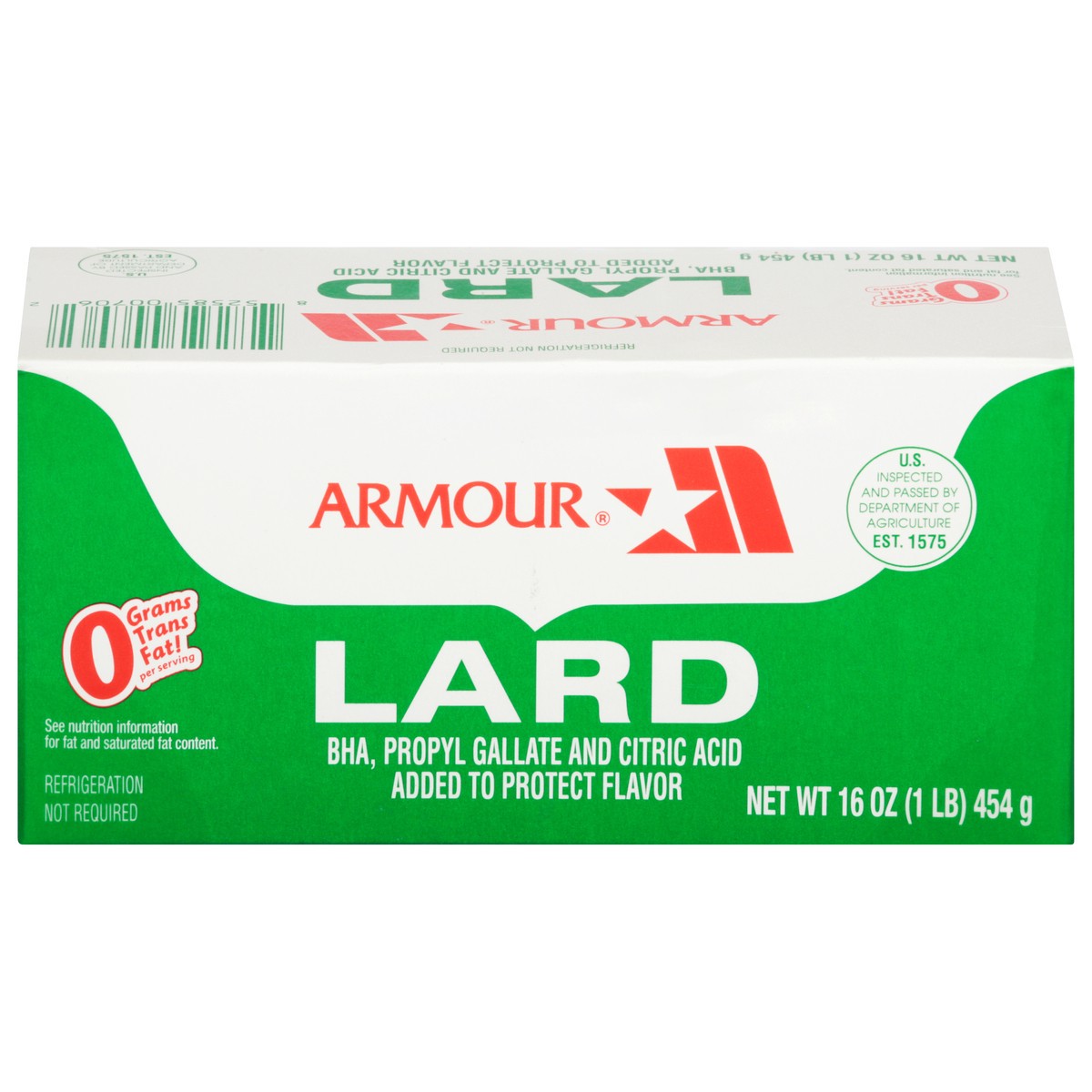 slide 1 of 14, Armour Lard Carton, 16 oz