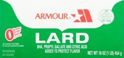 Armour Lard Carton