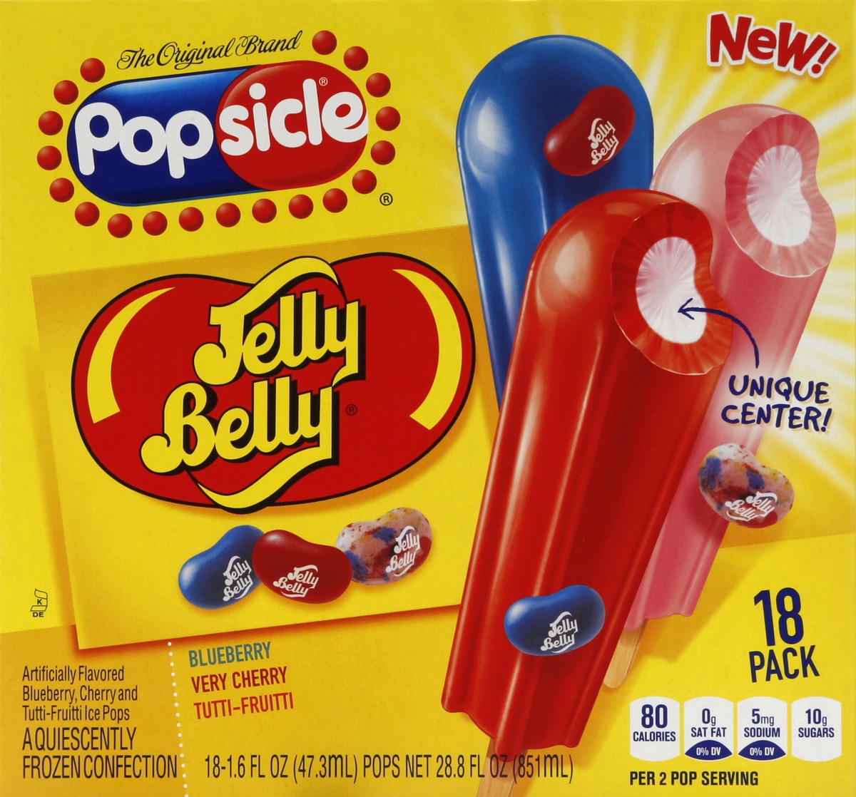 slide 4 of 4, Popsicle Jelly Belly Ice Pops, 18 ct