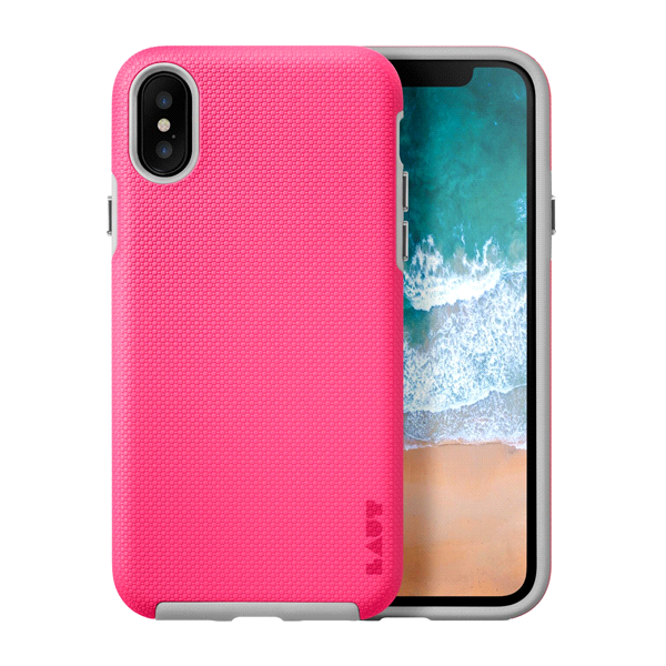 slide 1 of 1, LAUT SHIELD FOR IPHONE X, Pink, 1 ct