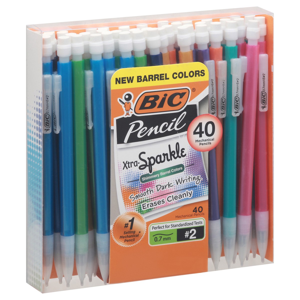 slide 2 of 9, BIC Mechanical Pencils Sparkle, 40 ct