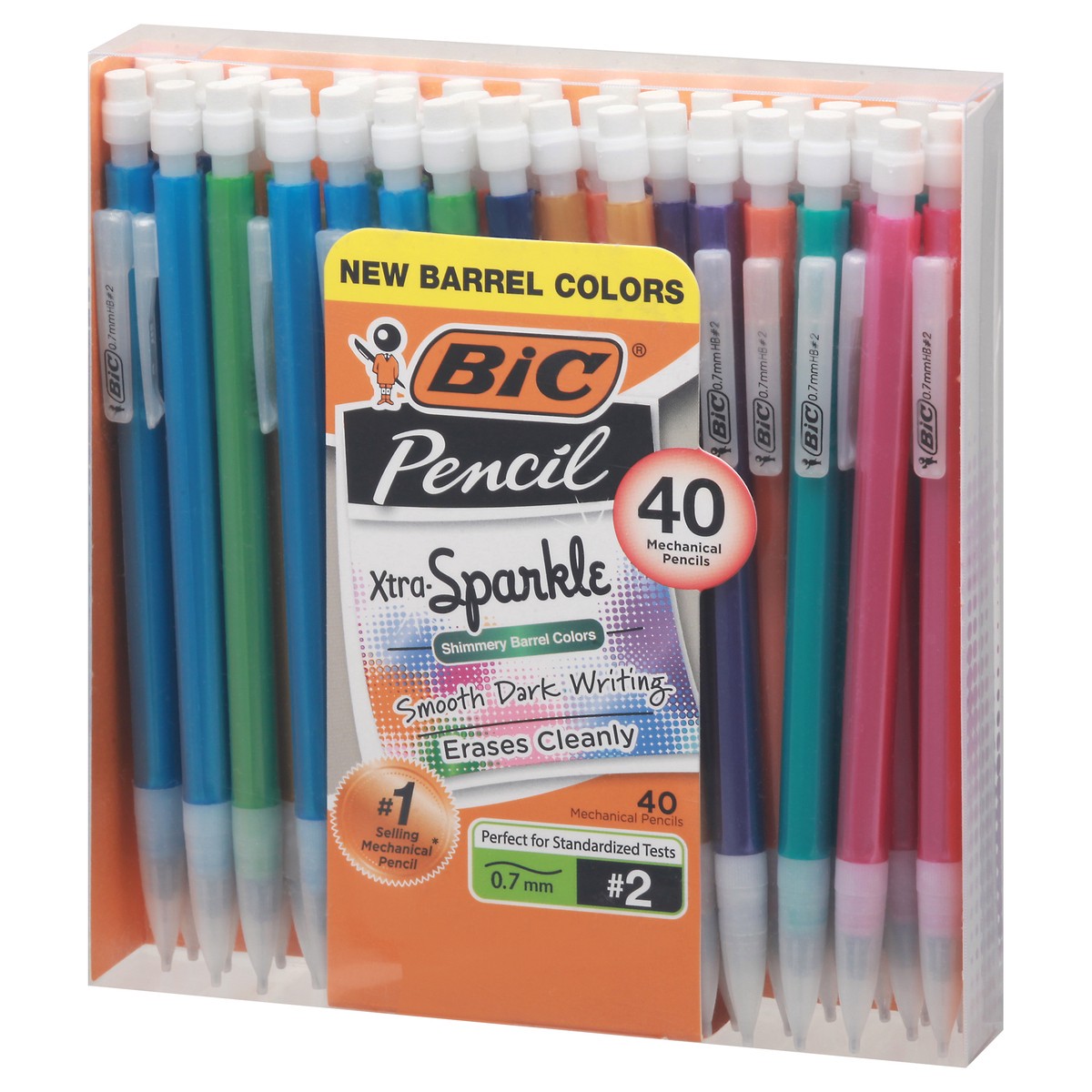 slide 3 of 9, BIC Mechanical Pencils Sparkle, 40 ct