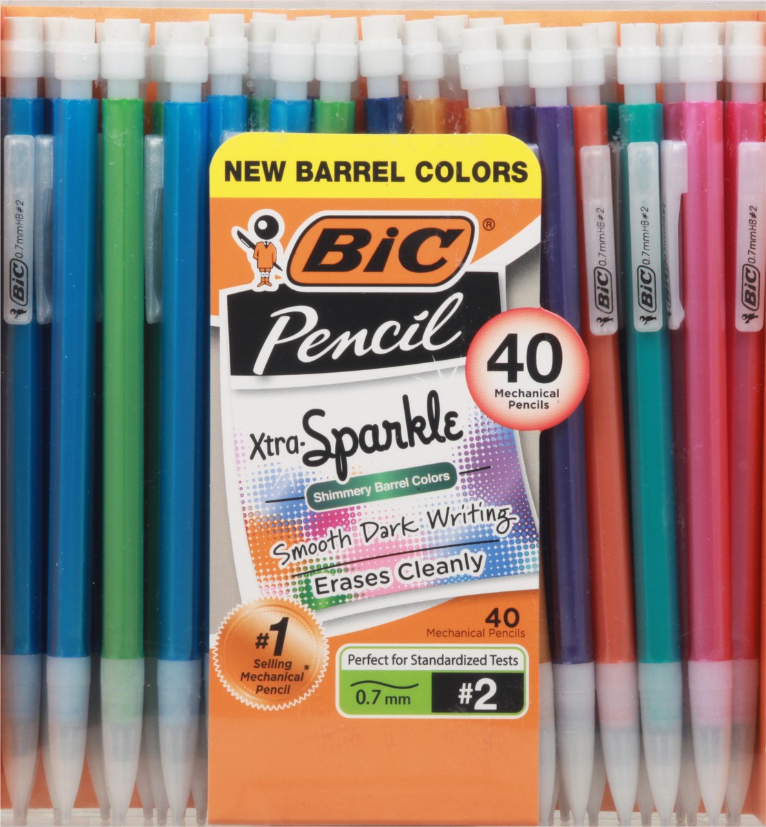 slide 1 of 9, BIC Mechanical Pencils Sparkle, 40 ct