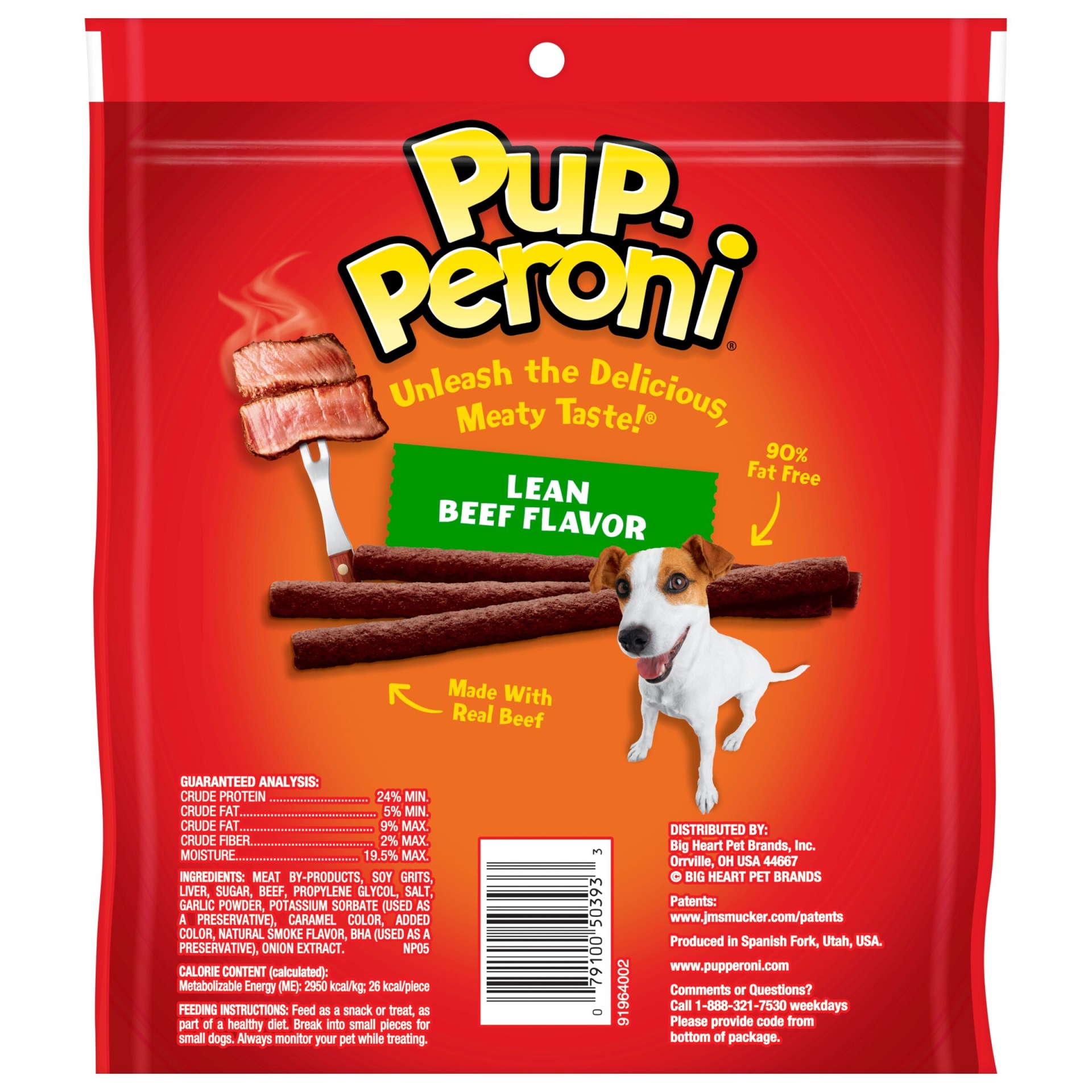 slide 2 of 7, Pup-Peroni Lean Beef Flavor Dog Snacks, 10 oz