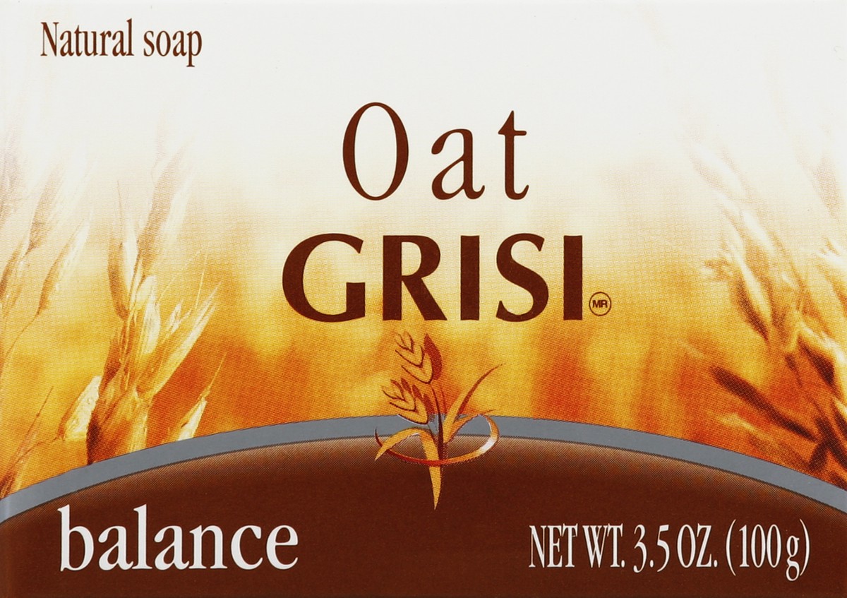 slide 6 of 6, Grisi Oat Nat Soap, 3.5 oz