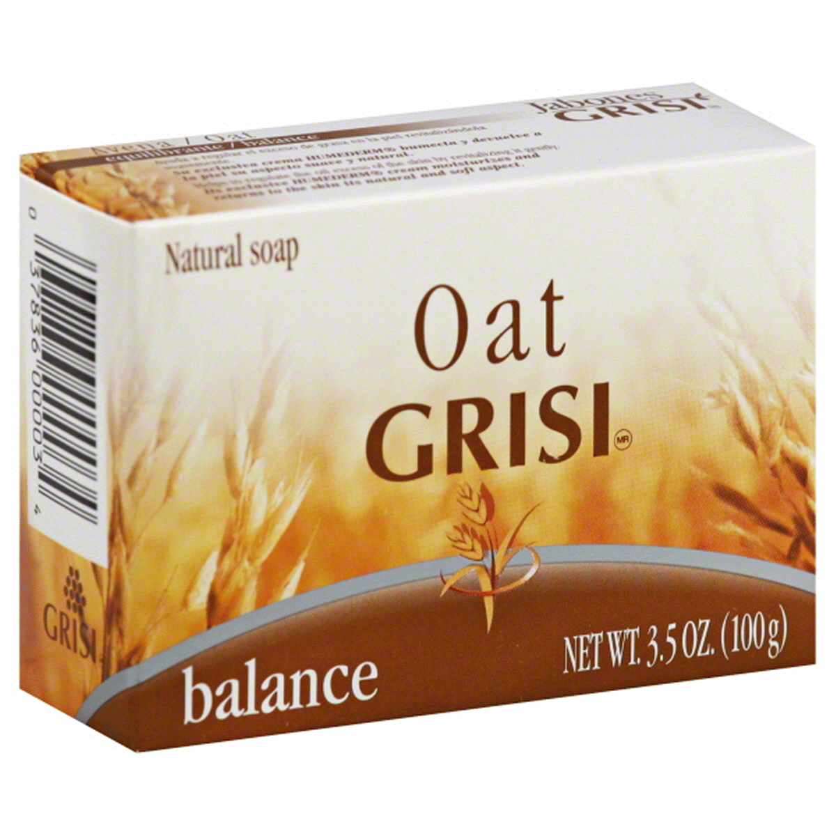 slide 1 of 6, Grisi Oat Nat Soap, 3.5 oz