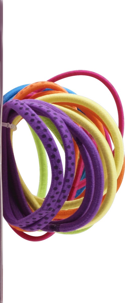 slide 3 of 6, Goody Girls Ouchless Elastics, Brights and Polka Dots, 20 ct