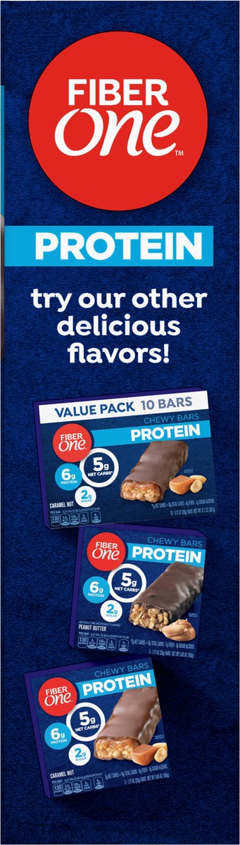 slide 7 of 9, Fiber One Protein Bar, Coconut Almond, Chewy Bars, 6g Protein, Snacks, 5 ct., 5 ct