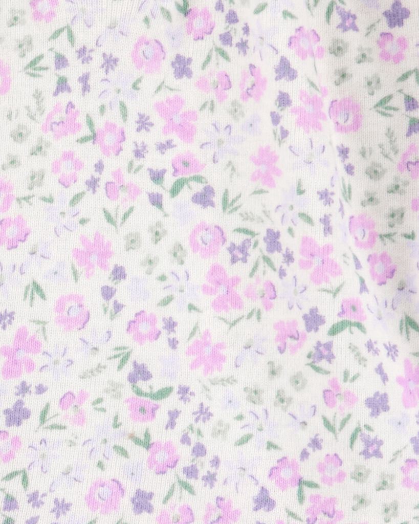 slide 3 of 5, Carter's Carters Baby 4-Piece Floral Outfit Set - Purple - Purple Purple 9M, 4 pc