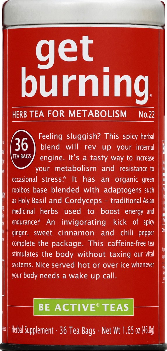 slide 9 of 9, Be Active Bags Get Burning Herb Tea - 36 ct, 36 ct