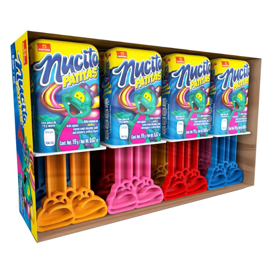 slide 1 of 1, Nucita Patitas Candy, 8 ct
