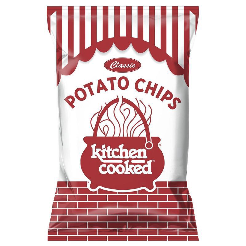 slide 1 of 5, Kitchen Cooked Classic Potato Chips, 9.5 oz