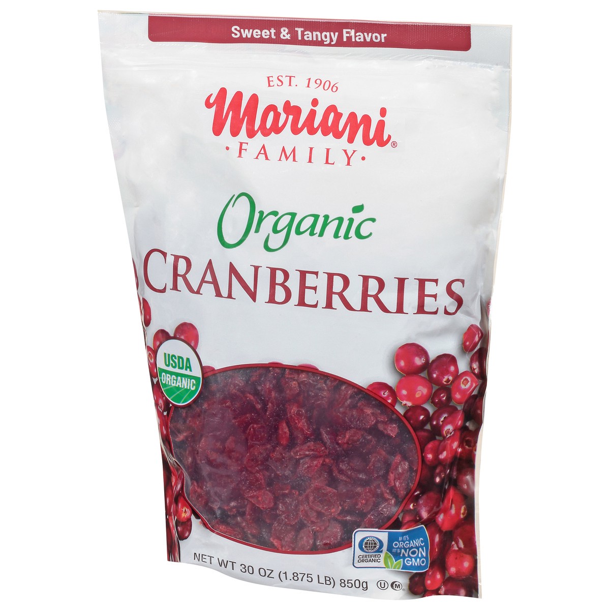 slide 2 of 13, Mariani Organic Cranberries 30 oz Pouch, 30 oz