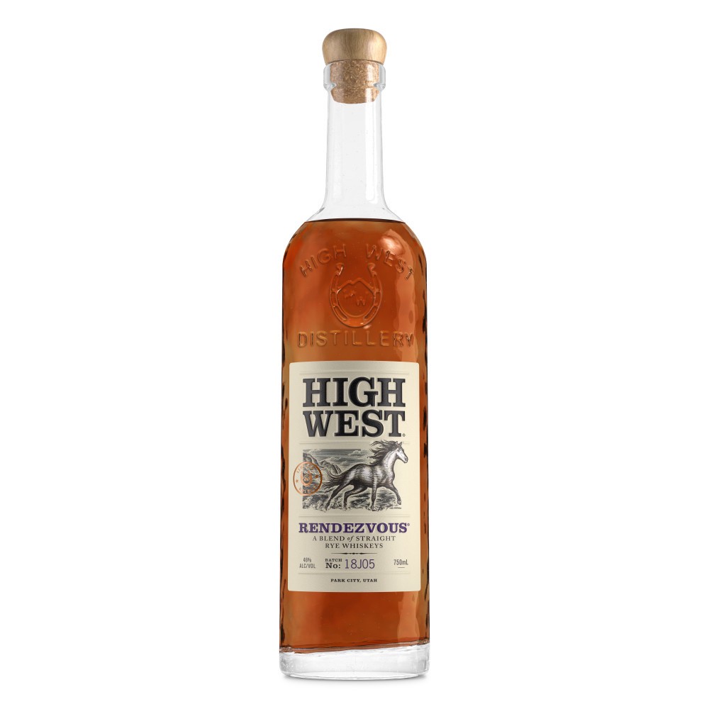 slide 1 of 7, High West Rendezvous Whiskey, 750 mL Bottle, 92 Proof, 25.35 fl. oz