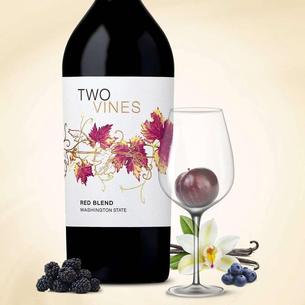 slide 2 of 2, Two Vines Red Blend 1.5 l, 1.50 liter