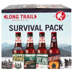 Long Trail Assorted Beer Survival Pack - 12 x 12 fl oz Bottles