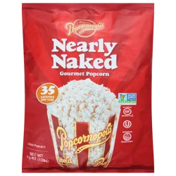 Popcornopolis Perfectly Salted Nearly Naked Popcorn - 4.5 oz Bag