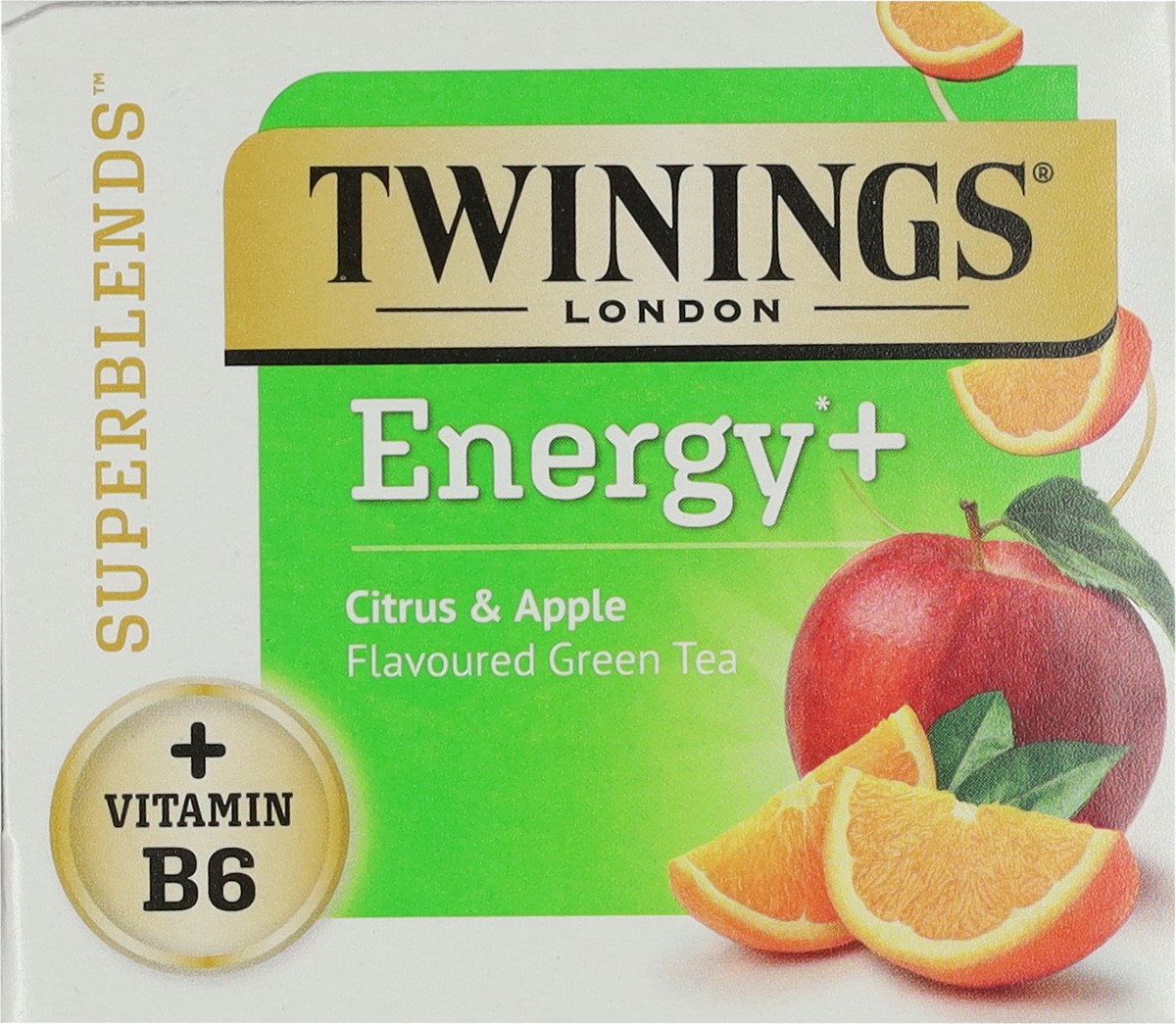 slide 8 of 9, Twining Tea Superblends Energy Citrus & Apple Flavoured Green Tea - 16 ct, 