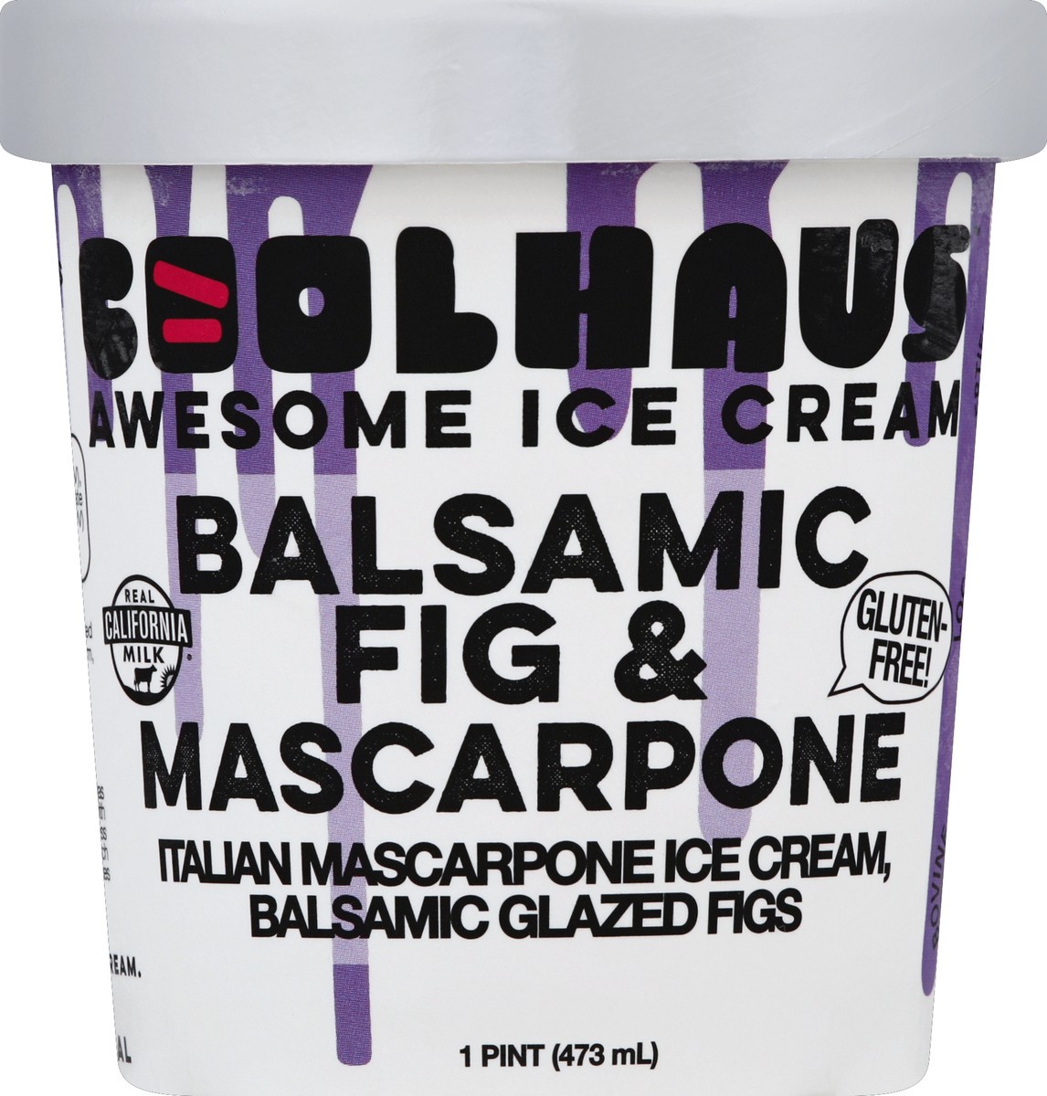 slide 3 of 3, Coolhaus Balsamic Fig & Mascarpone Ice Cream, 16 fl oz