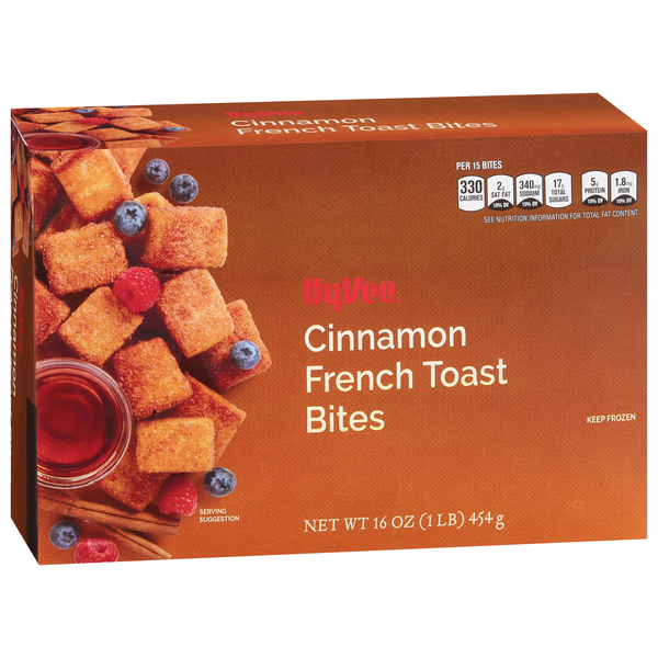 slide 1 of 1, Hy-vee Cinnamon French Toast Bites, 16 oz