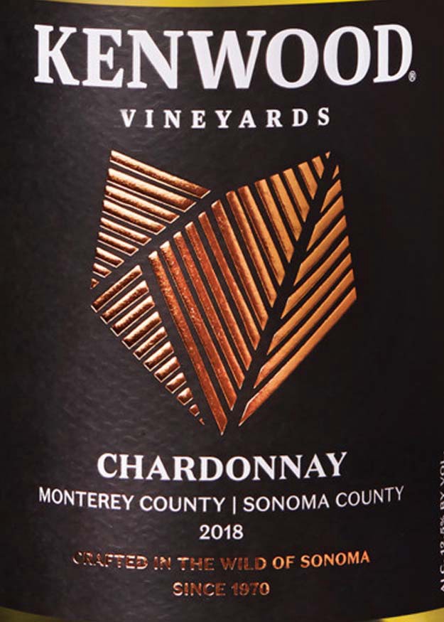 slide 4 of 4, Kenwood Core Kenwood Vineyards Monterey/Sonoma County Chardonnay 750mL, 28.2 Proof, 750 ml