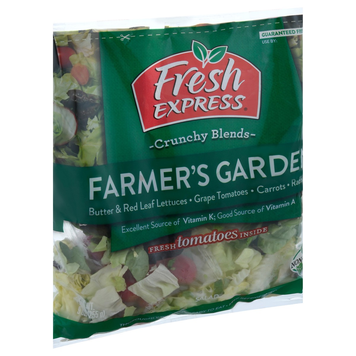 slide 9 of 9, Fresh Express Crunchy Blends Farmer's Garden Salad 9 oz, 9 oz